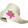 Шляпа "Герда" "Цветы" для бани